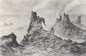 基拉韦恩的临时烟囱和火喷泉 作者 康斯坦斯·戈登·卡明